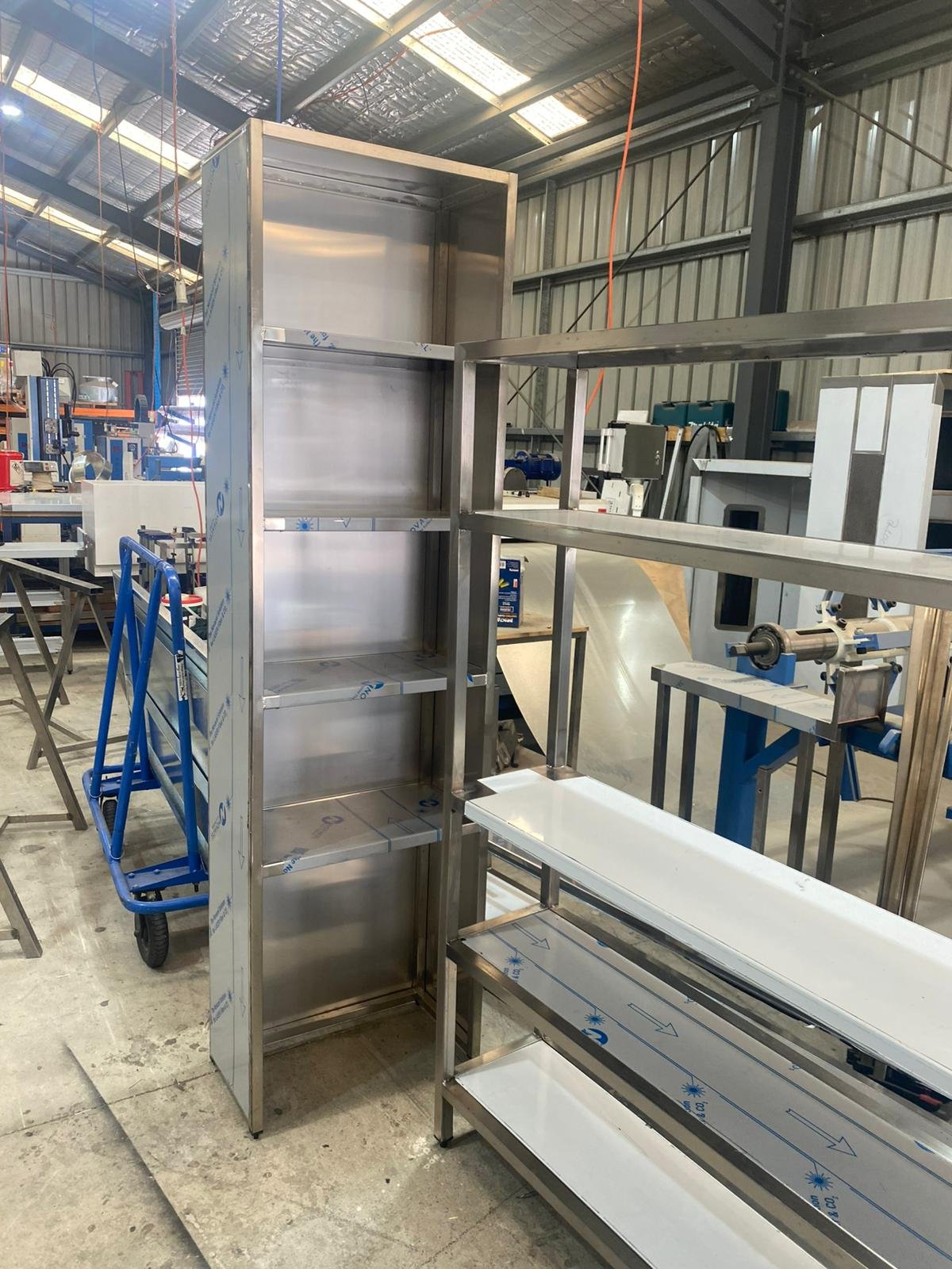 Custom Stainless Steel Benches